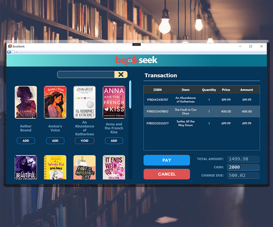 BookSeek POS System